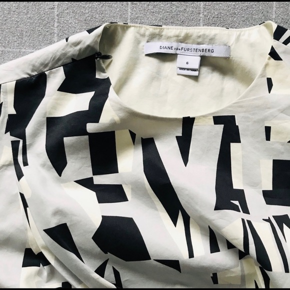 DIANE VON FURSTENBERG ALBA TWO MINI GRAY DRESS - Picture 7 of 8